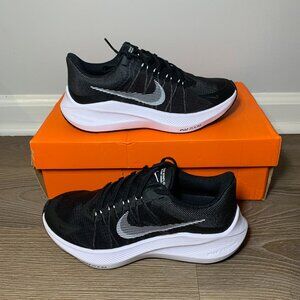 New Nike Zoom Winflo 8 Running Shoes Black/White US Women's #CW3421-005